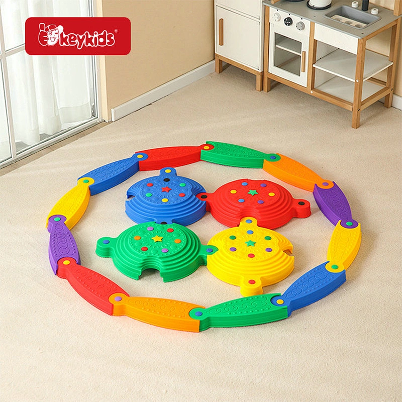 indoor and outdoor play games plastic balance stepping for kid W01F124